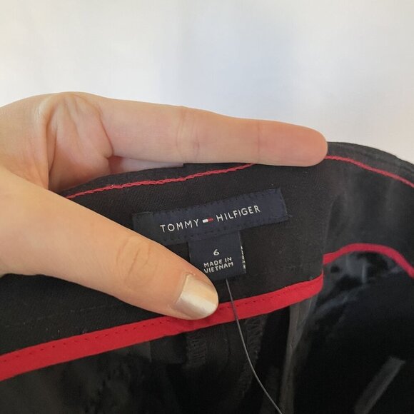 NWT Tommy Hilfiger Blake stretch trouser women's size 6 black business pants - Picture 8 of 10